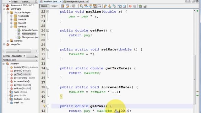 Java - Creating Classes смотреть онлайн