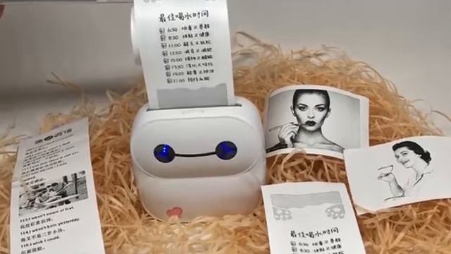 Portable Bluetooth 4.2 Printer Phone Photo Pocket Sticker Label Printer Bill Thermal Printer смотреть онлайн