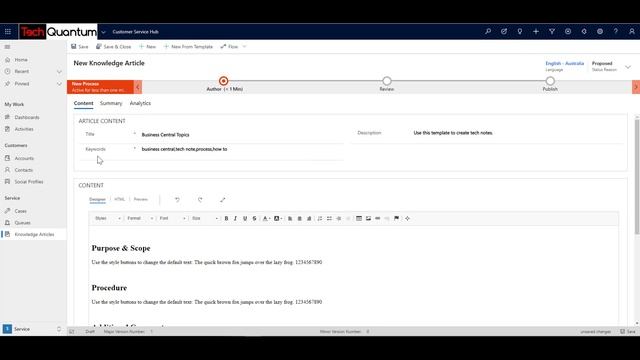 EP22 Create and Manage KB Article Templates смотреть онлайн