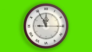 Футаж хромакей Часы-6 Footage chromakey Clock-6