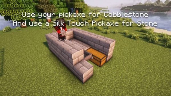 Minecraft EASY Automatic Stone Farm Tutorial 1.20 | Java & Bedrock