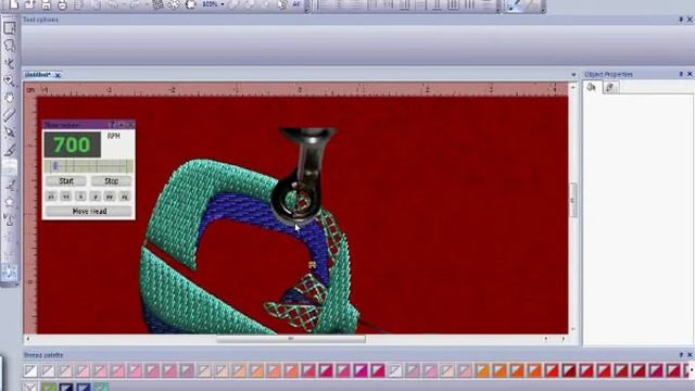 Creative DRAWings Embroidery Digitizing Software 5 | Demo 2 - Embroidery Stiching Simulator.wmv смотреть онлайн