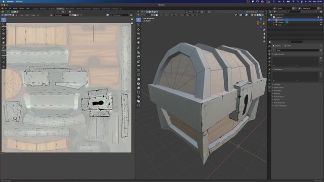 SIDE QUEST | Creating A Stylised Handpainted Photoshop Texture For A Blender Model смотреть онлайн