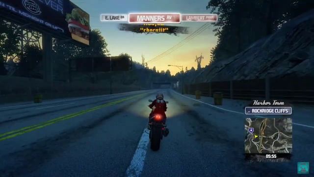 Burnout Paradise.Гоняем на Мотоцикле. смотреть онлайн
