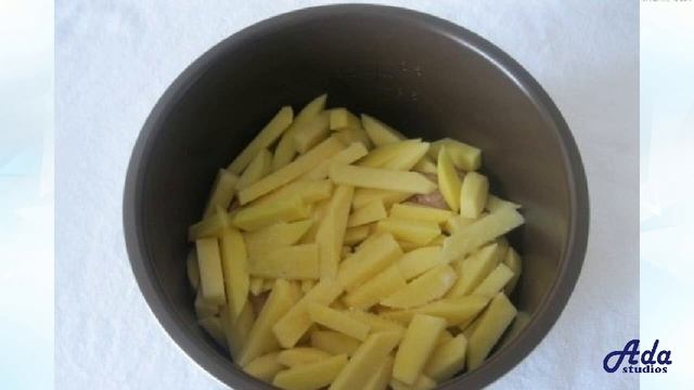Голень с картошкой в мультиварке Рецепт, пошаговый, как приготовить, видеореце смотреть онлайн