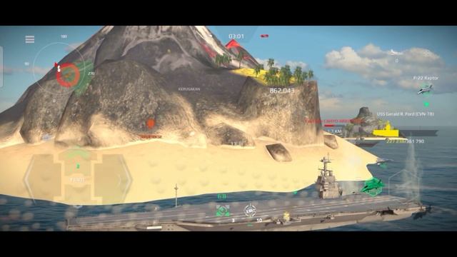 1VS1, Aircraft Carrier, USS Gerald R Ford VS RF ATAKR Ulyanavsk. смотреть онлайн