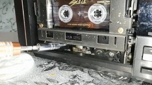 Pioneer T-7050R кассетная дека. Настройка азимута магнитной головки