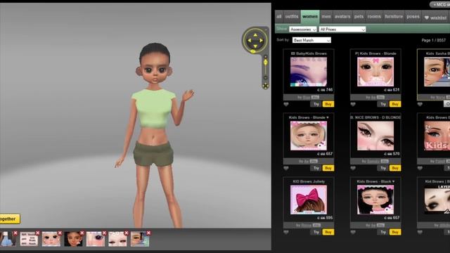 HOW TO ** PROPERLY** MAKE A BEAUTIFUL FEMALE KID AVI FOR IMVU | IMVU SHOPPING смотреть онлайн