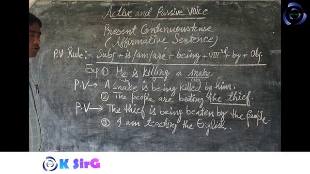 Present continuous tense passive voice | active and passive voice rules смотреть онлайн