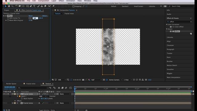 Removing Seams On CC Sphere, After Effects Tutorial