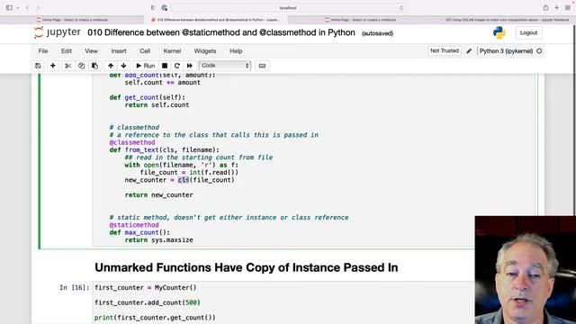 Difference between @staticmethod and @classmethod in Python смотреть онлайн