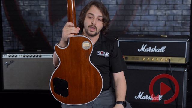 Gibson Les Paul Custom Shop Walnut Finish Guitar смотреть онлайн