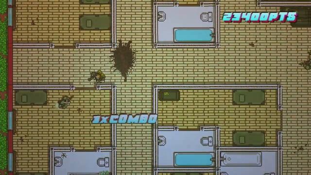 Hotline Miami 2: Hard Mode 4-14 Stronghold with A Box Full of Sharp Objects Trophy смотреть онлайн