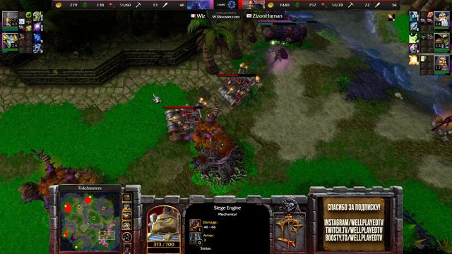 ОГРОМНЫЕ АРМИИ ЭЛЬФОВ И АЛЬЯНСА: Chaemiko (Hum) vs Wiz (Ne) Warcraft 3 Reforged смотреть онлайн