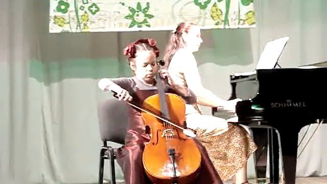 Vivaldi. Sonata in E Minor 1h 2h. Cello. Lithuania, 2011. Sheveleva Yvettа. смотреть онлайн
