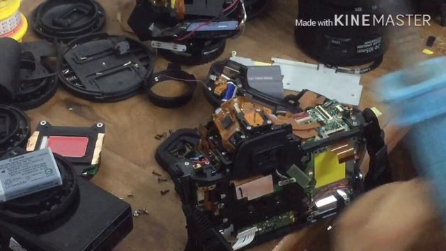 Nikon D90 disassembling changing shutter motor and repair смотреть онлайн