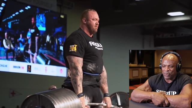 RONNIE COLEMAN REACTS to THOR BJORNSSON'S World Record Lifts смотреть онлайн