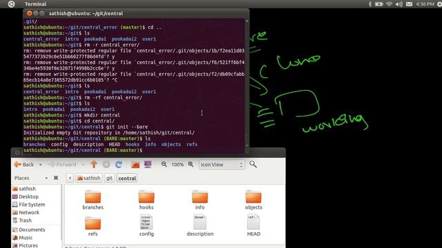Git Bare Repository and Git Push with Git Pull - Tamil Tutorial смотреть онлайн
