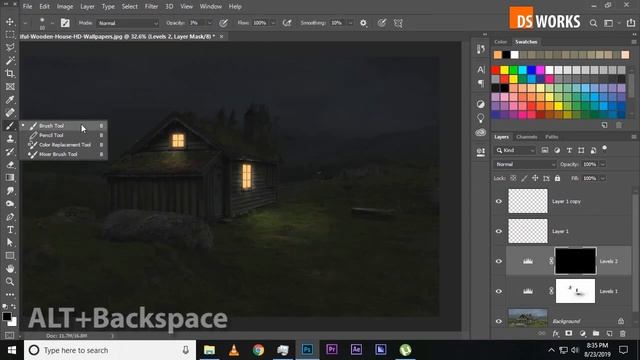 DAY TO NIGHT | 2019 | PHOTOSHOP TUTORIAL | EASY STEPS смотреть онлайн