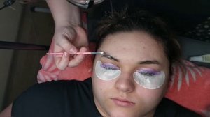 Ламинирование ресниц и бровей составами от Novel