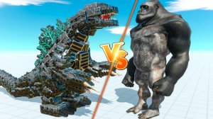 КИНГ КОНГ против ГОДЗИЛЛЫ Симулятор Битвы Животных ARBS от Funny Games TV