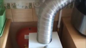 Установка напольного газового котла в маленькой кухне