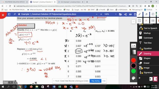 Example 1 Simple Iteration Method Part 2 смотреть онлайн