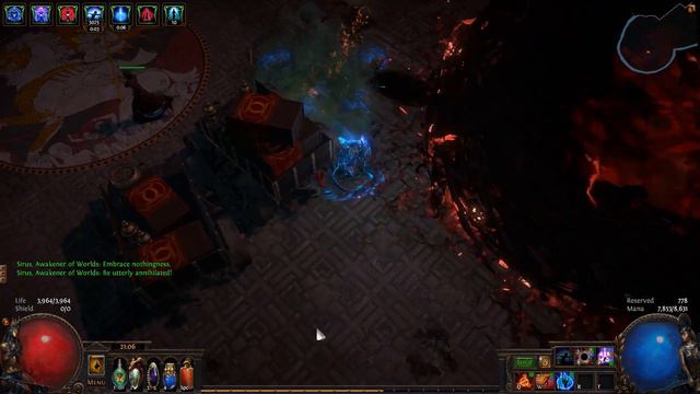 Archmage Hexblast ignite The Sirus (A8) POE (3.12) смотреть онлайн