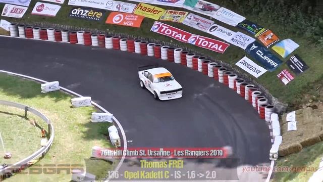 Opel Kadett C - Thomas FREI - HILL CLIMB - 2019 - St. Ursanne-les Rangiers смотреть онлайн