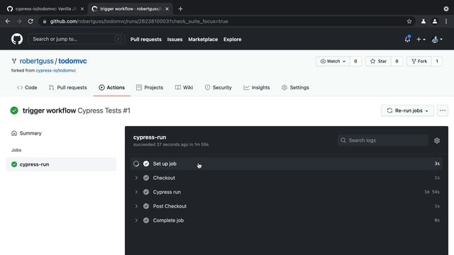 GitHub Actions + Cypress: Running Tests in GitHub Actions CI/CD Workflow смотреть онлайн