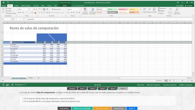 ✅ RESOLUCIÓN Examen 2 en Modo ENTRENAMIENTO Microsoft Excel 2016 en GMetrix Certificación MOS 2016 смотреть онлайн