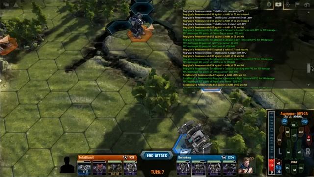 MechWarrior: Tactics - TotalBiscuit vs AngryJoe - Part 1 [Sponsored video] смотреть онлайн
