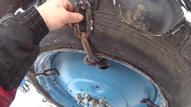 Цепи на колеса МТЗ и как всегда болтаем смотреть онлайн