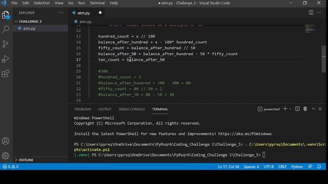 Build An ATM Machine in Python | Python Coding Challenge | Beginners Tutorial смотреть онлайн