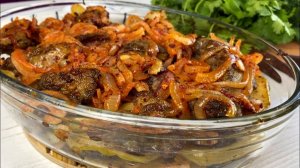 Рецепт из старой БАБУШКИНОЙ тетради! Вкусно! Едят даже те,кто не любит ПЕЧЕНЬ!Печень «По-Берлински»