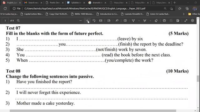 ORDINARY LEVEL - MODEL PAPER DISCUSSION - PAPER - 20 - ENGLISH LANGUAGE смотреть онлайн