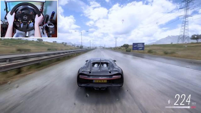 Bugatti Chiron & Lamborghini Centenario - Forza Horizon 5 (Steering Wheel + Shifter) Gameplay смотреть онлайн