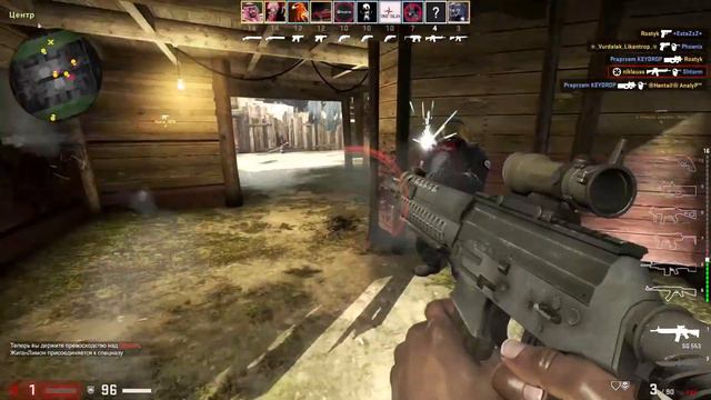 Учусь играть в CS GO/КС ГО #1 Военные игры смена оружия смотреть онлайн