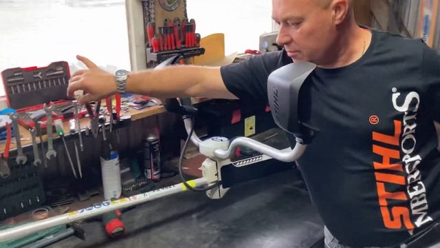 Stihl fűkasza kézvédő! смотреть онлайн