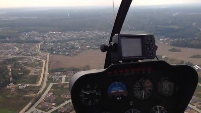 Полет на вертолете. Новая Рига. Коттеджные поселки. смотреть онлайн