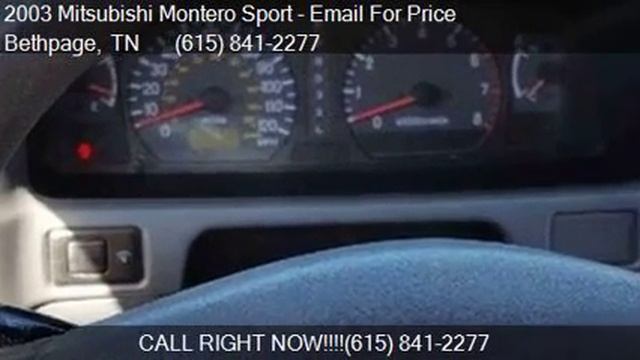 2003 Mitsubishi Montero Sport ES 4WD 4dr SUV for sale in Bet смотреть онлайн