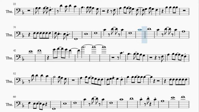 Trombone Sheet Music: How to play Take On Me by a ha смотреть онлайн