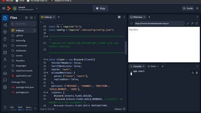 How to make the Best Music Bot In the Entire World| Fully Modified | 24/7 Online| Dino Development смотреть онлайн