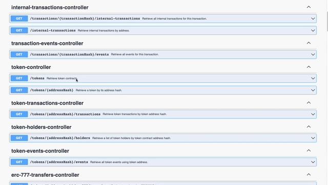 Chainlens Block Explorer OpenAPI backend смотреть онлайн