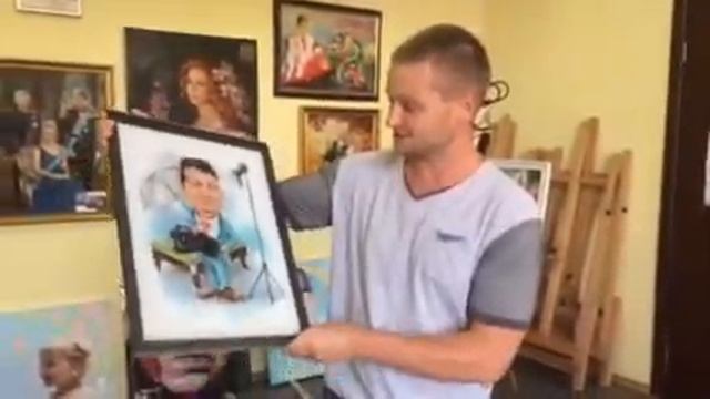 Шарж из фотографии. Студия Denir.