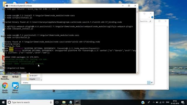 #02 : Angular Hello World Program - Step by Step смотреть онлайн