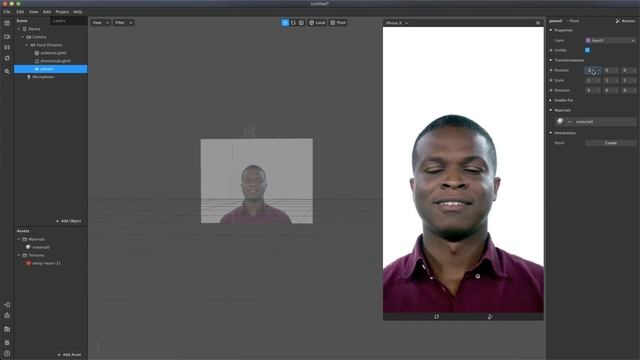 Работа с 2D объектами. Создание маски для Instagram с помощью Spark AR. ENG SUB. смотреть онлайн
