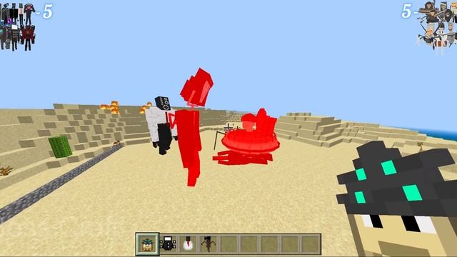 Skibidi MAN VS Skibidi Toilet version 16.1 | Minecraft Mob Battle смотреть онлайн