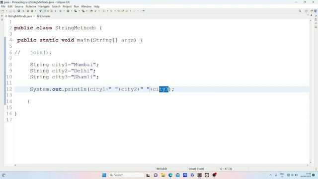 join method in string | java string method | ms coder смотреть онлайн