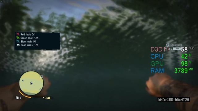 $110 GeForce GTX 960 -- Intel Core i3-8100 -- Far Cry 3 FPS Test смотреть онлайн